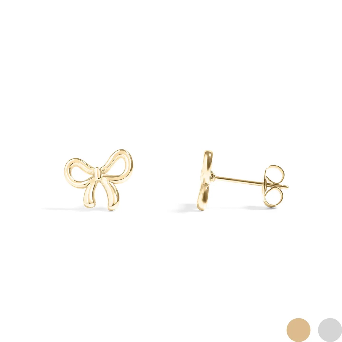 Elle Bow Stud Earrings