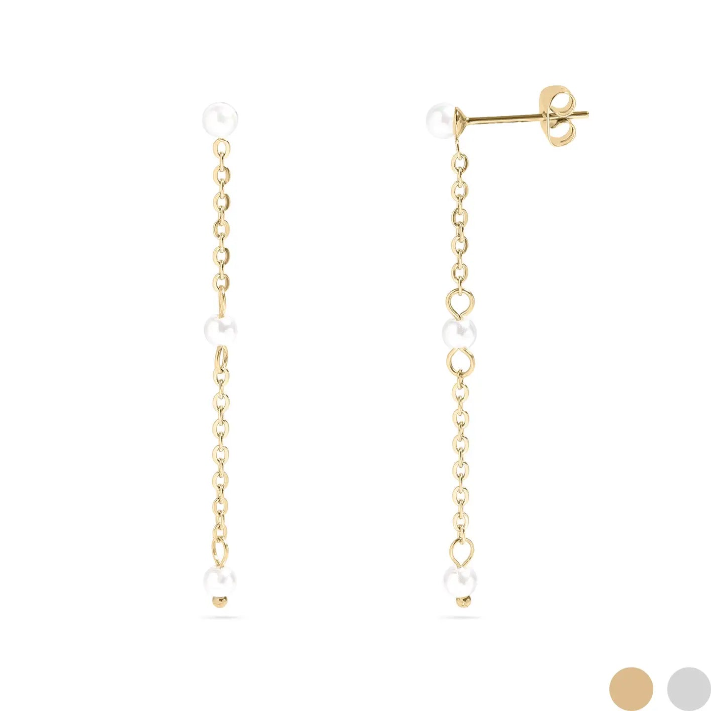 Celeste Pearl Drop Earrings